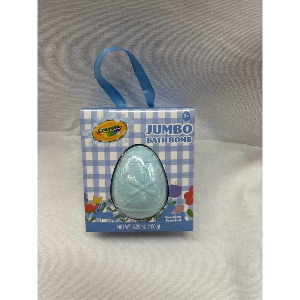 Crayola Jumbo Bath Bomb Jasmine Scented Easter Egg 5.29 Oz New Sealed Kids